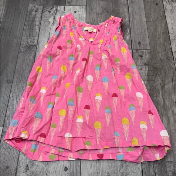 Other - Pink Chicken Girl’s Pink Sleeveless Ice Cream Cone Dress 3Y Summer Play